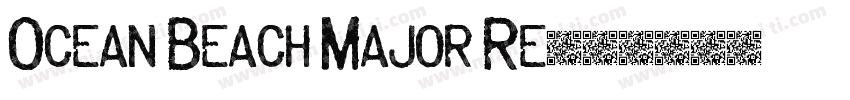 Ocean Beach Major Re字体转换